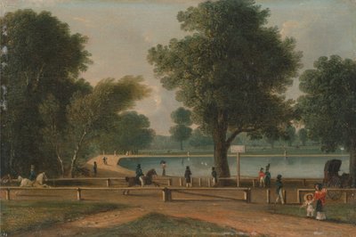 The Serpentine, Hyde Park by George Shepherd